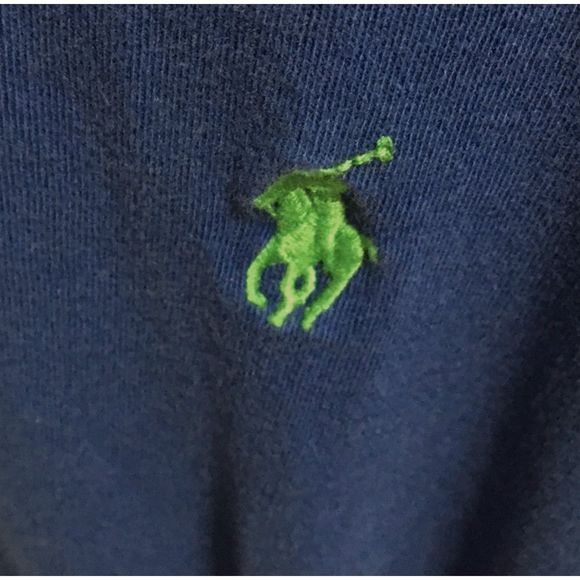 Polo Ralph Lauren Men's Large Tee Shirt Dark Blue - Picture 6 of 6